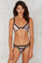 Skivvies by For Love and Lemons Iris Double Strap Thong Golden Floral