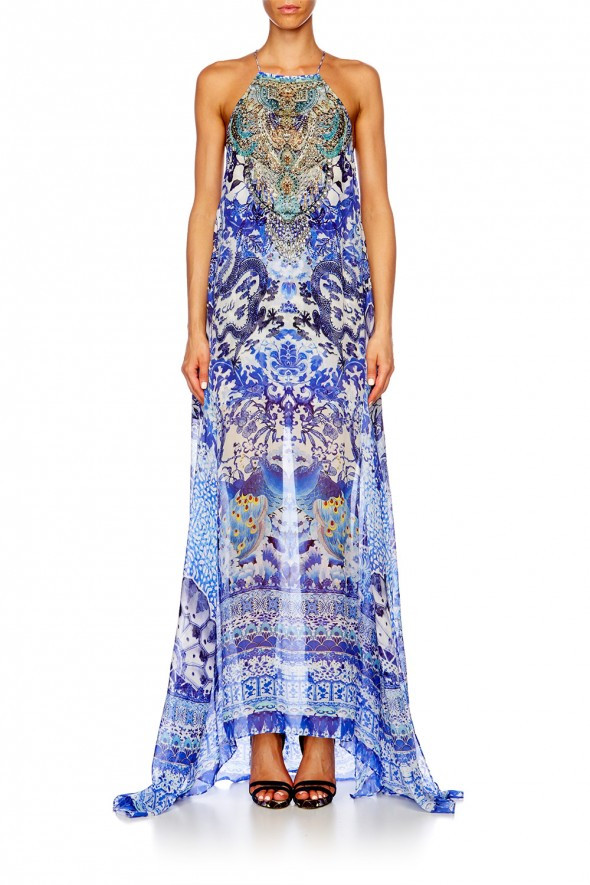 Camilla Guardian of Secrets Long Sheer Overlay Dress | Shop Boutique Flirt