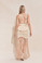 For Love and Lemons Mallorca Embroidery Maxi Dress Latte