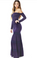 Sky Salwa Off the Shoulder Maxi Dress Mulberry