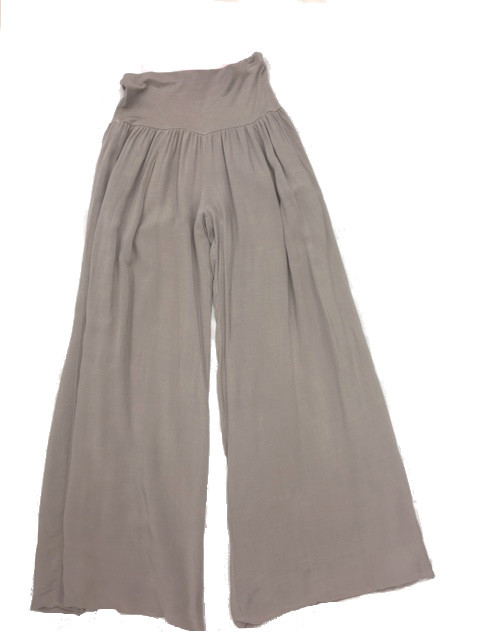 Tempo Paris Flowy Silk Blend Pants Taupe | Shop Boutique Flirt
