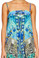 Camilla Leave Me Wild Tie Detail Overlay Playsuit