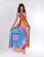 Trisha Paterson Silk Stretch Dress Purple Sunrise 24
