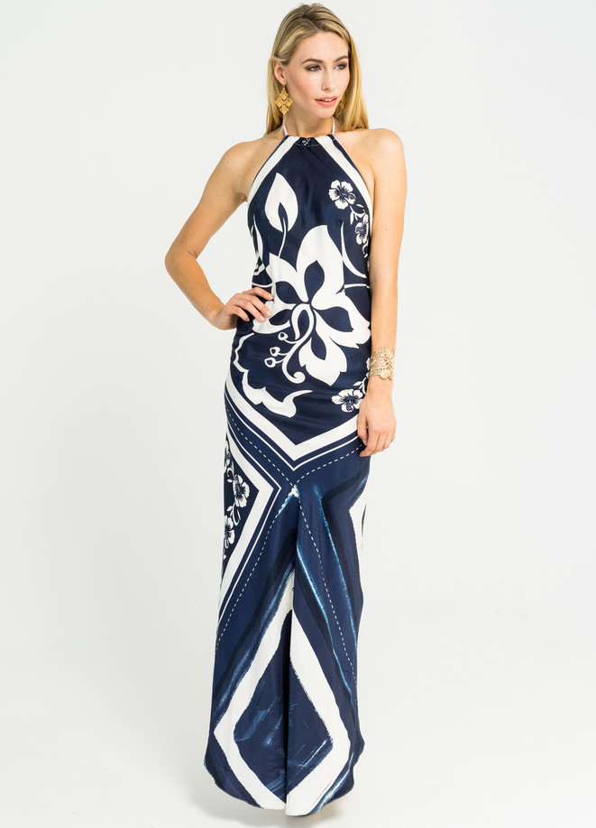 Trisha Paterson Silk Stretch Dress Hamptons 001 | Shop Boutique Flirt