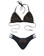 Beach Bunny Swimwear Sadie Ring Crochet Strappy Skimpy Bikini Set Black