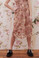 For Love and Lemons Botanic Midi Dress Nude Floral