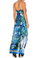 Camilla Amazon Azure Shoestring Double Layer Dress