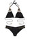 Beach Bunny Swimwear Ireland Ring Triangle Top Bikini Set Black