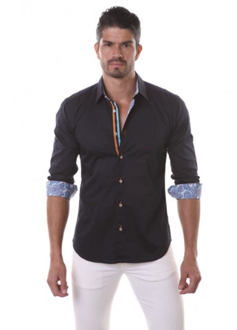 Jared Lang Barse 954 Shirt Navy | Shop Boutique Flirt
