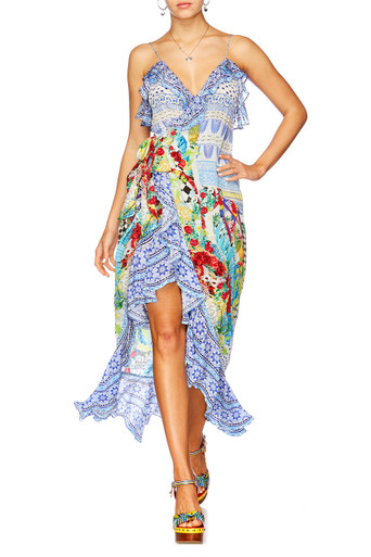 Camilla Masking Madness Frill Dress with Long Back