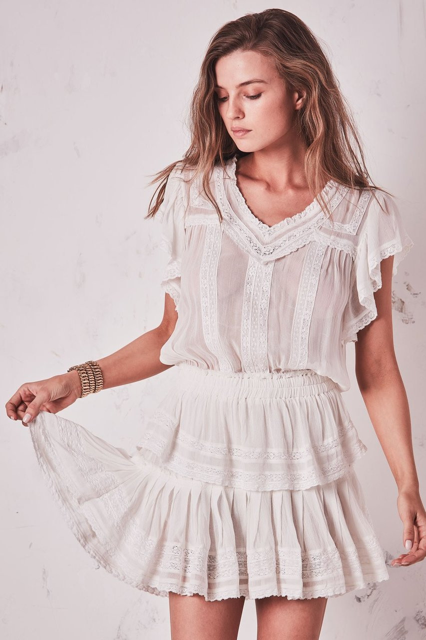 Love Shack Fancy Chelsey Dress White | Shop Love Shack Fancy