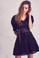 Love Shack Fancy Paige Crochet Dress Black