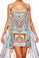 Camilla Lady Lake Mini Dress with Long Overlay