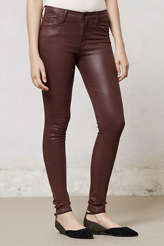 Citizens of Humanity Rocket Leatherette Jeans Wine