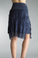 Tempo Paris 60899Q Short Silk Tiered Skirt Navy