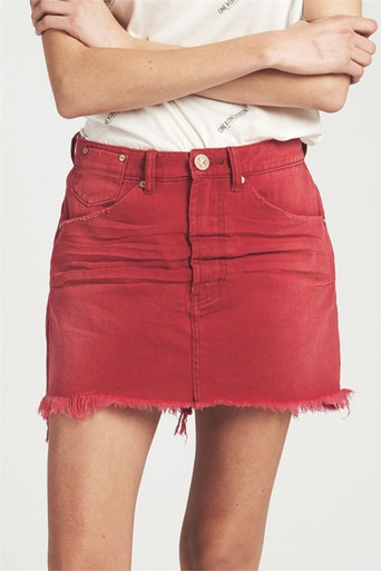 One Teaspoon Vanguard Mid Rise Mini Skirt