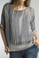 Tempo Paris 5197Q Silk Top with Sequence Taupe