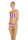 2019 Agua Bendita Wisteria Palette Georgina Tamy Bikini Set Striped Purple