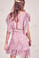 Love Shack Fancy Emmy Silk Dress Pink Print