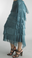 Tempo Paris 6582SO Silk Angled Tiered Skirt Green