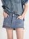 One Teaspoon Junkyard Mini Skirt Blue Haze
