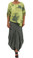 Tempo Paris Linen Skirt 712LA Forest Green