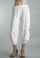 Tempo Paris Linen Crop Pants 20014S White