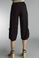 Tempo Paris Linen Crop Pants 20014S Black