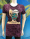 Flirt Exclusive Face Mask Beaded T-shirt Purple