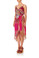 Camilla Asymmetric Wrap Dress with Straps Lounge Hour