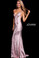 Jovani Sequins Maxi Dress 60341 Pink