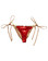 Beach Bunny Swimwear Siren Song Bikini Set Red Gold