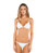 Vix Swimwear Trim Roll Cheeky Triangle Bikini Set White