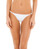 Vix Swimwear Trim Roll Cheeky Triangle Bikini Set White