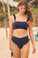 2020 Agua Bendita Palette Susan Penelope Bikini Set Navy