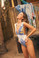 2020 Agua Bendita Olympia Story Florentina One Piece Swimsuit