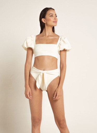 2020 Agua Bendita Palette Calista Isabella Bikini Set Ivory