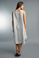 Tempo Paris Linen Silk Dress 71109A Silver