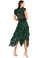 MISA Los Angeles Dakota Dress Green Mini Blooms
