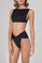 2020 Agua Bendita Alanya Story Mavy Lily Bikini Set Black