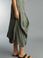 Tempo Paris Linen Skirt 712LA Olive Green