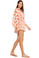MISA Los Angeles Lorena Dress Orange Tie Dye