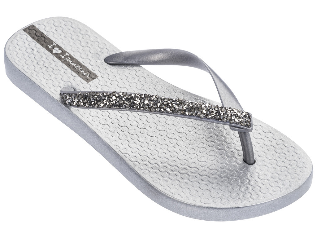 Beeldhouwer Snooze paddestoel Ipanema Pebble Flip Flops Silver | Shop Boutique Flirt