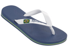 Kids Ipanema Brazil Flip Flops Blue White