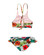 Agua Bendita Girls Lucy Bikini Set Tropic