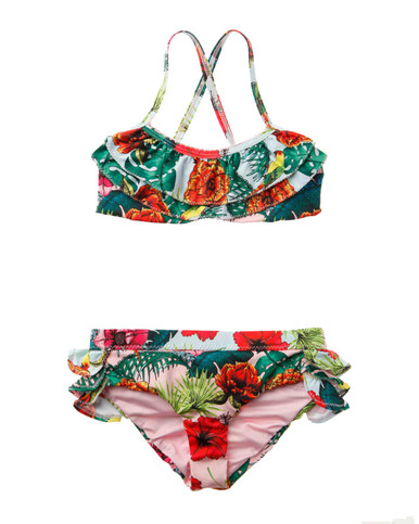 Agua Bendita Girls Hailey Bikini Set Tropic | Shop Boutique Flirt