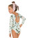 Agua Bendita Girls Patti Camellia Long Sleeve One Piece Swimsuit 