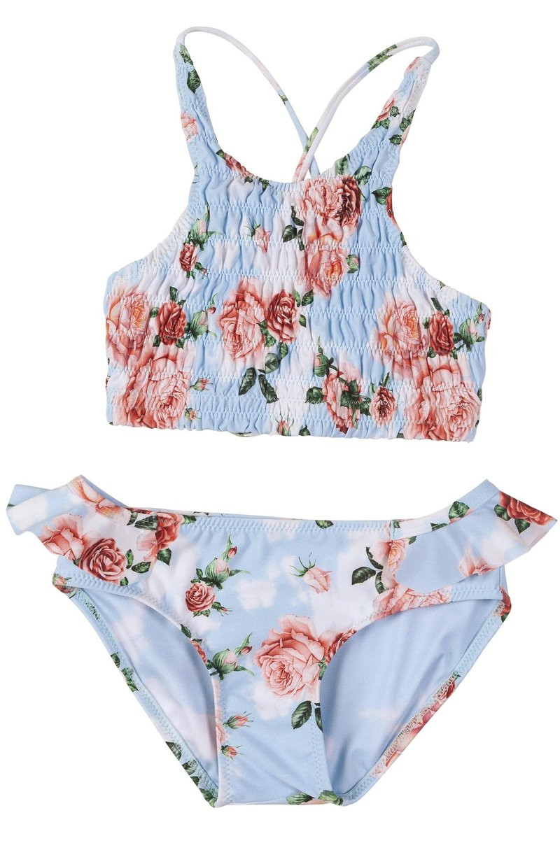 Agua Bendita Girls Bikini Set Serena Cotton Candy | Shop Boutique Flirt