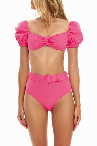 2022 Agua Bendita Luau Romina Alicia Bikini Set Pink