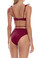 Agua Bendita Leva Genoveva Safire Bikini Set Wine